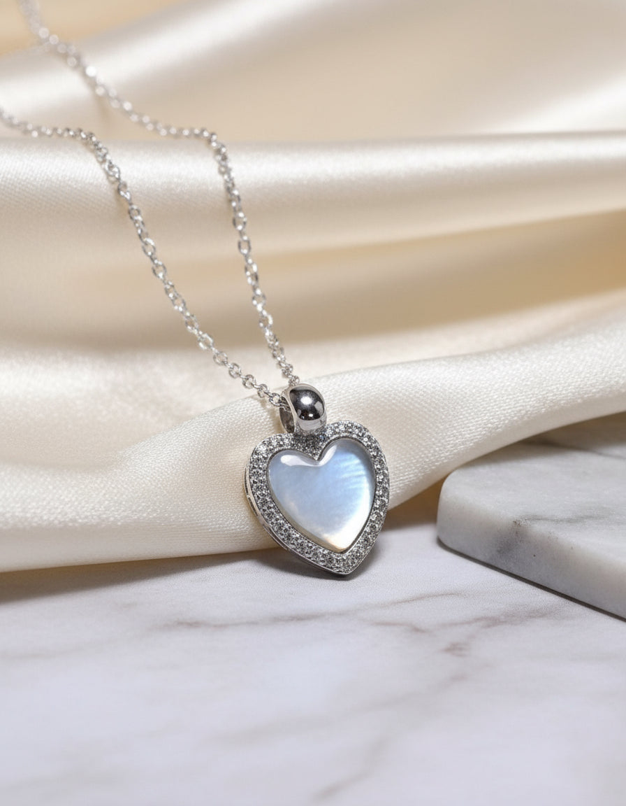 Necklace Shell Heart