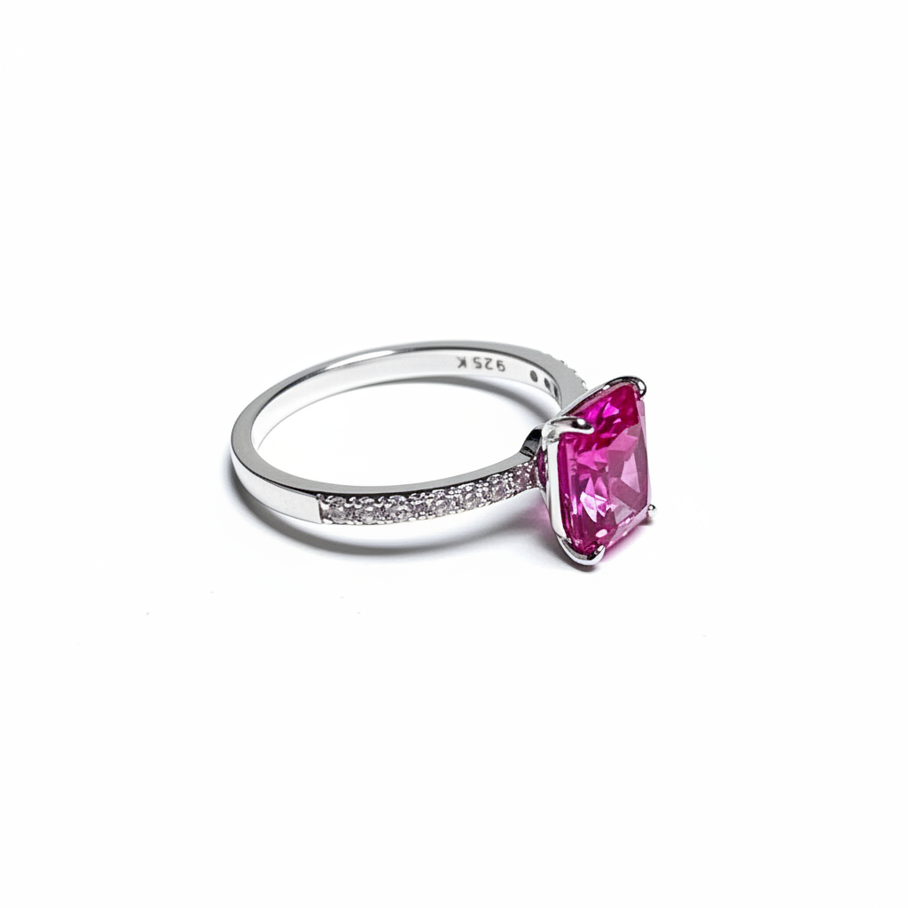 Ring. Hot Pink Sapphire
